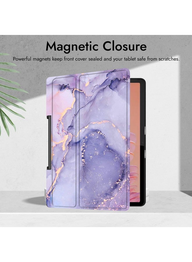 Robustrion Cover Case for Lenovo Tab Plus 11.5 inch Cover, Flip Cover Case for Lenovo Tab Plus 11.5 inch - Marble Lilac - Image 3