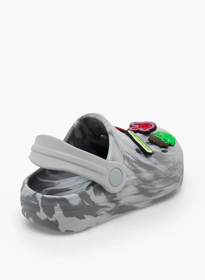 Marvel GREY Boys Backstrap Avengers Accent School Clogs for Men | Best Price UAE