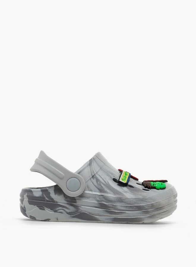 مارفل Boys Backstrap Avengers Accent School Clogs
