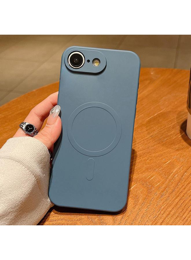 erorex Case For iPhone 16e Solid Color Liquid Silicone MagSafe Magnetic Phone Case - Image 1