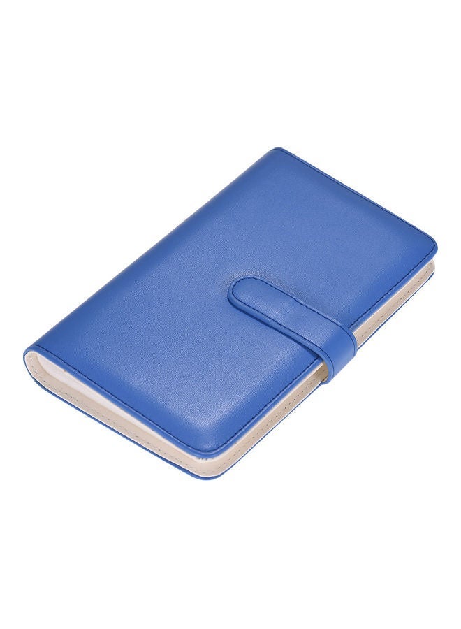 NIBEMINENT 108-Pockets Portable Photo Album Dark Blue - Image 1