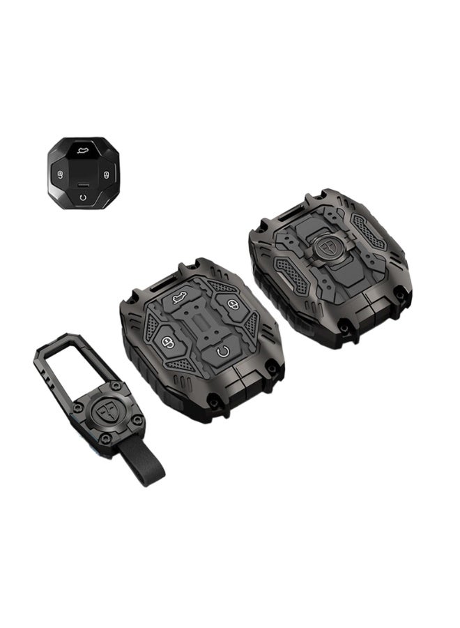 NOSKIN Heavy Zinc Alloy Key Cover Fit for Jetour T2,Car Keys Accessories Full Protection Key Case,Interior Auto Parts - Image 1