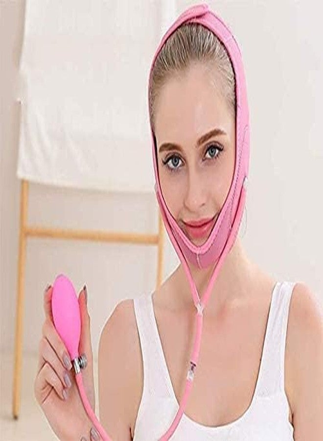 HILDA Cozron Silicone V Face Mask, Face Lift Up Belt for Facial Slimming, Chin & Cheek Slimming Bandage Mask, Double Chin Fat Reducer, Skin Tightening for Women & Men (MultiColour) - Image 2