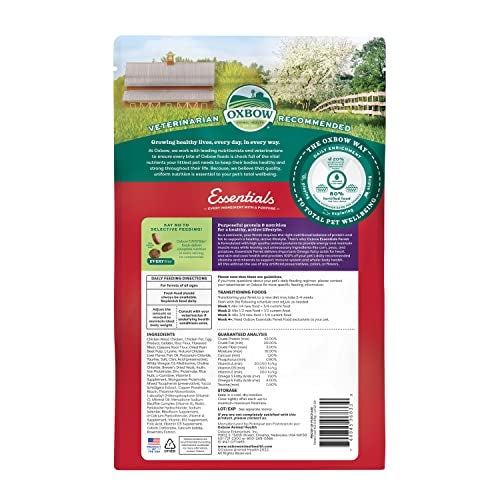 Oxbow Animal Health Oxbow Essentials Ferret Food, Vitamin & Mineral Rich Formula for Ferret, High Protein Food & High Fat, Small Animal Pet Products, Made in USA, 4 lb Bag - Image 2