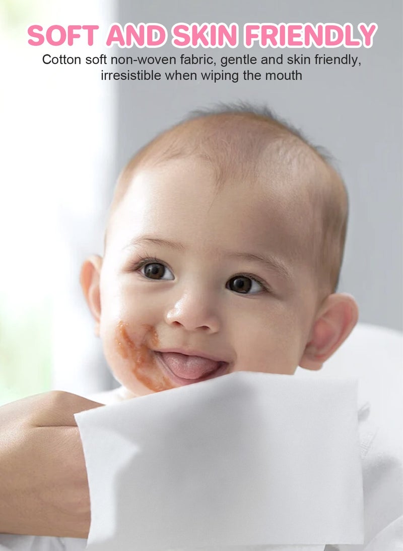 URbazaar Baby Wipes, Diaper Wipes for Sensitive Skin, Wet Wipes with 99% Water Based, Hypoallergenic, Safe and Gentle, 16 Packs (128 Wipes Total) - Image 4