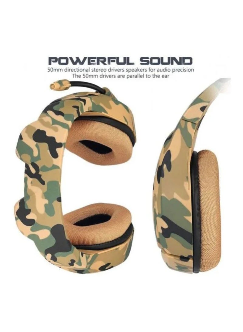 أونيكوما سماعة ألعاب سلكية تغطي الأذن مع ميكروفون لأجهزة PS4/PS5/XOne/XSeries/NSwitch/PC - Image 2