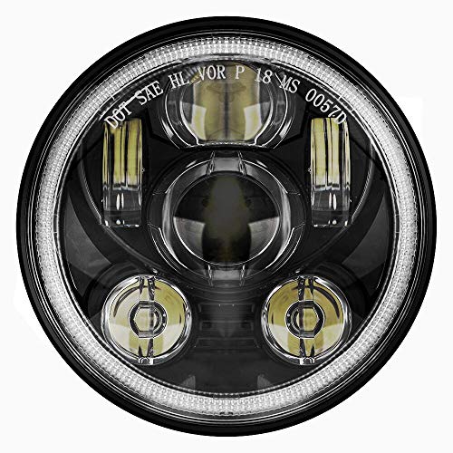 SUNPIE Halo 5-3/4 5.75 Inch Head light Motorcycle Compatible with Sportster XL883 XL1200 - Image 1