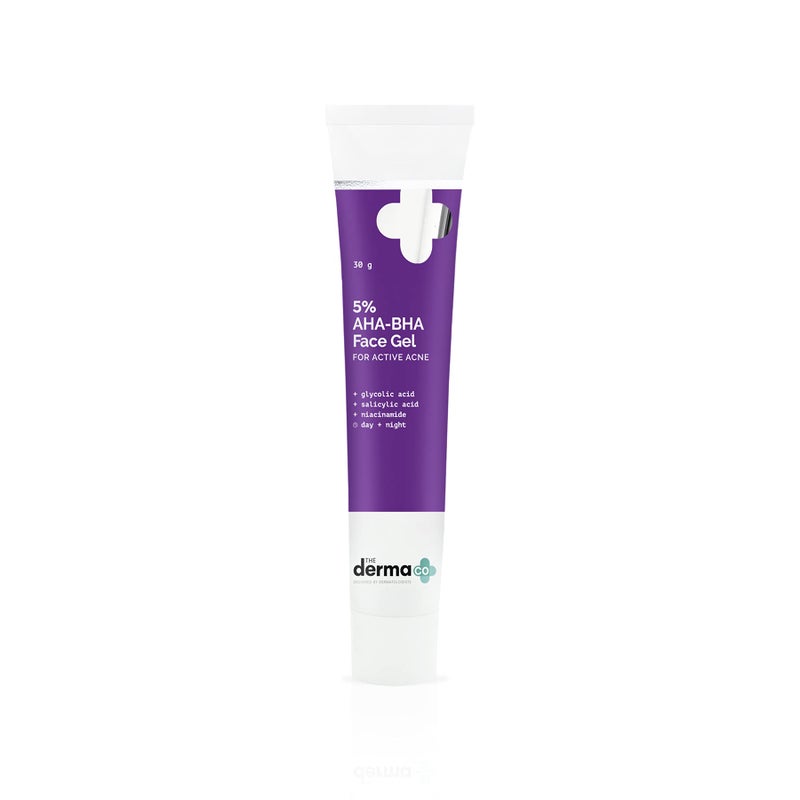 THE derma Co The Derma Co AHA-BHA Gel for Active Acne - 30 gm 