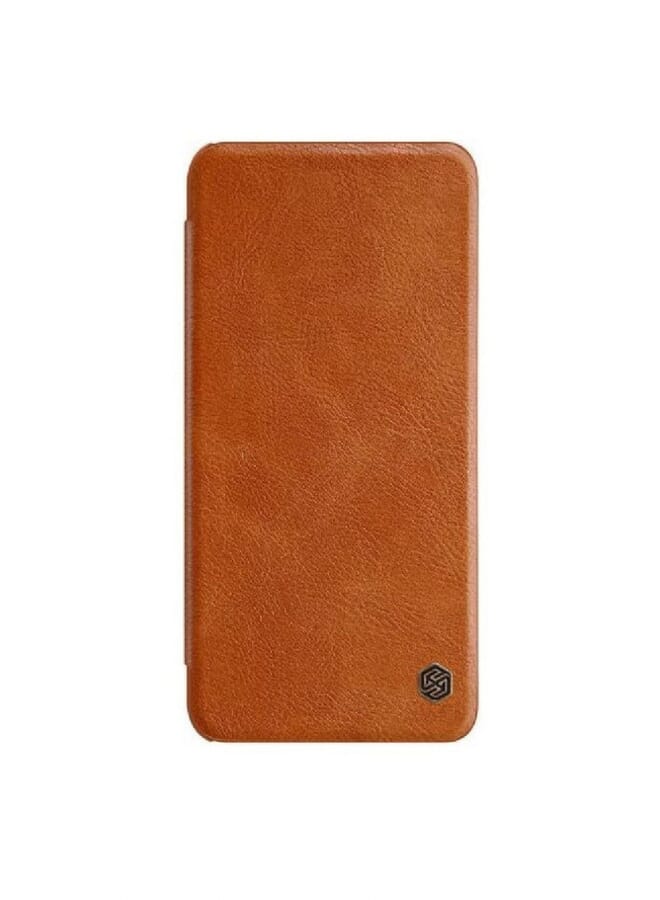 Nillkin Qin Series Classic Flip Leather Protective Case Cover For Huawei P50 Brown - Image 1