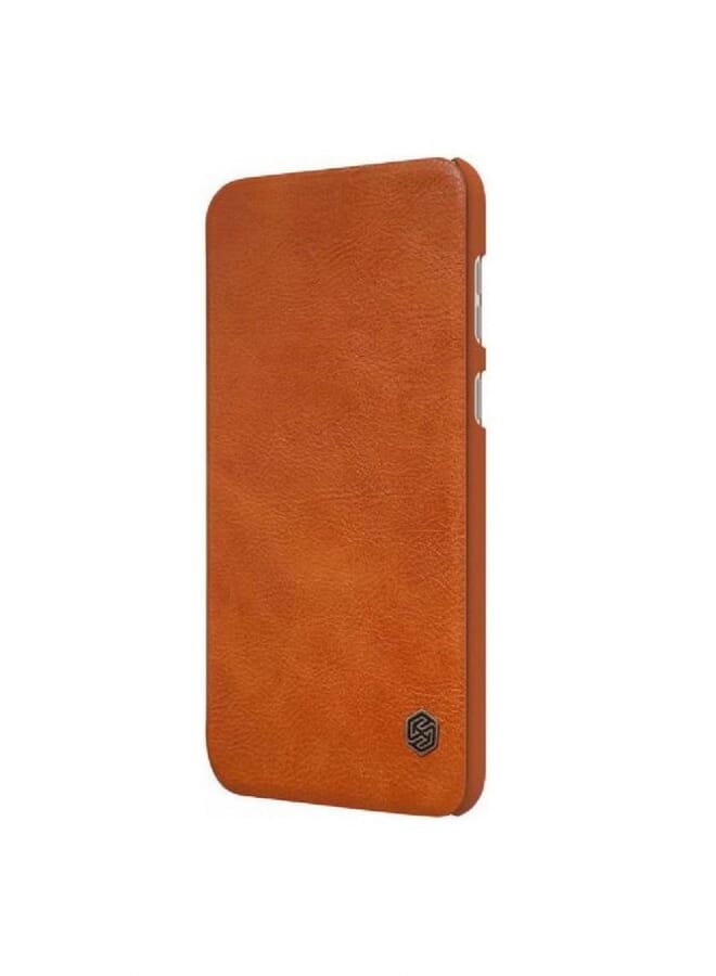 Nillkin Qin Series Classic Flip Leather Protective Case Cover For Huawei P50 Brown - Image 3