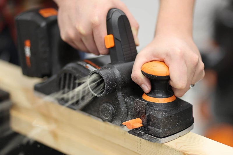 Wen Cordless Planer, Brushless with 3-1/4-Inch Blade, 20V Max 4.0 Ah Lithium-Ion Battery and Charger (20653) - Image 4