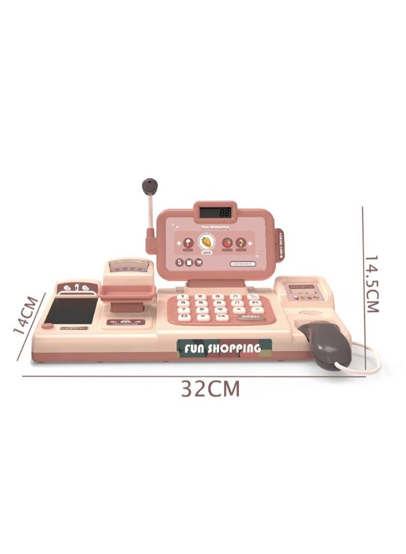 أكاليكس لعب سوبر ماركت تسجيل النقدية أمين الصندوق لعب للأطفال - Image 2