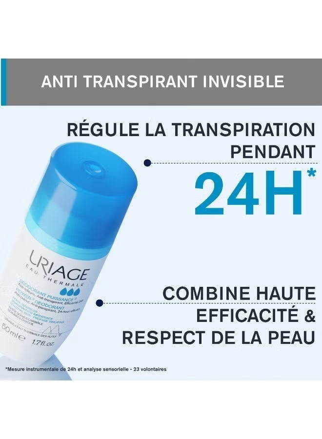 Uriage Power 3 Deodorant - 50 ml. - Image 2