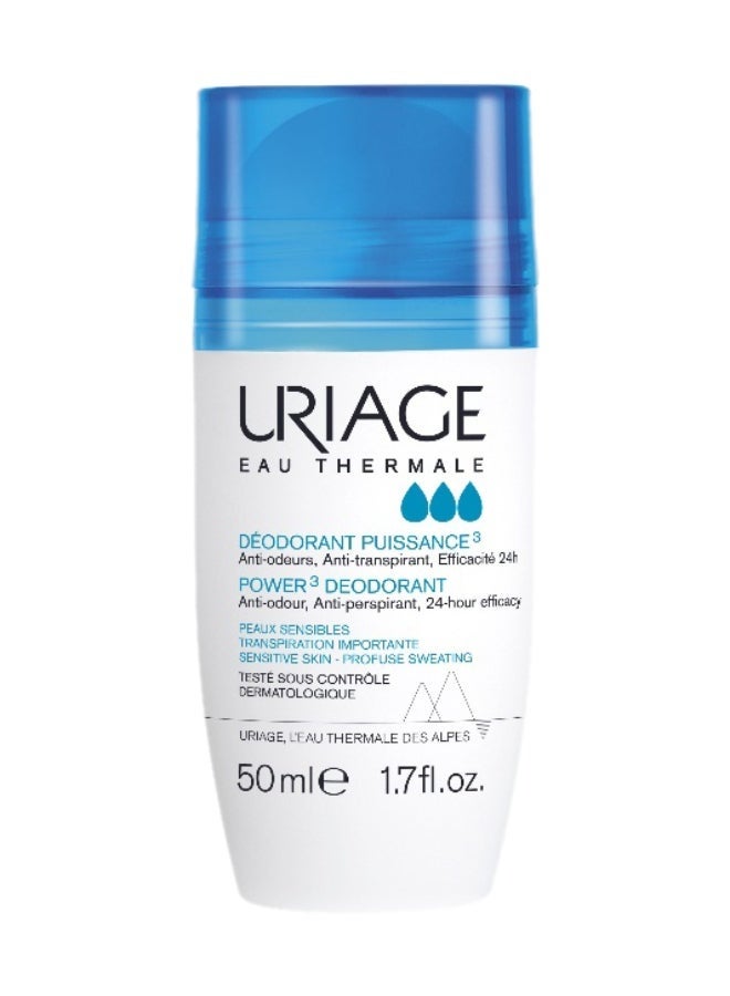 Uriage Power 3 Deodorant - 50 ml. - Image 1