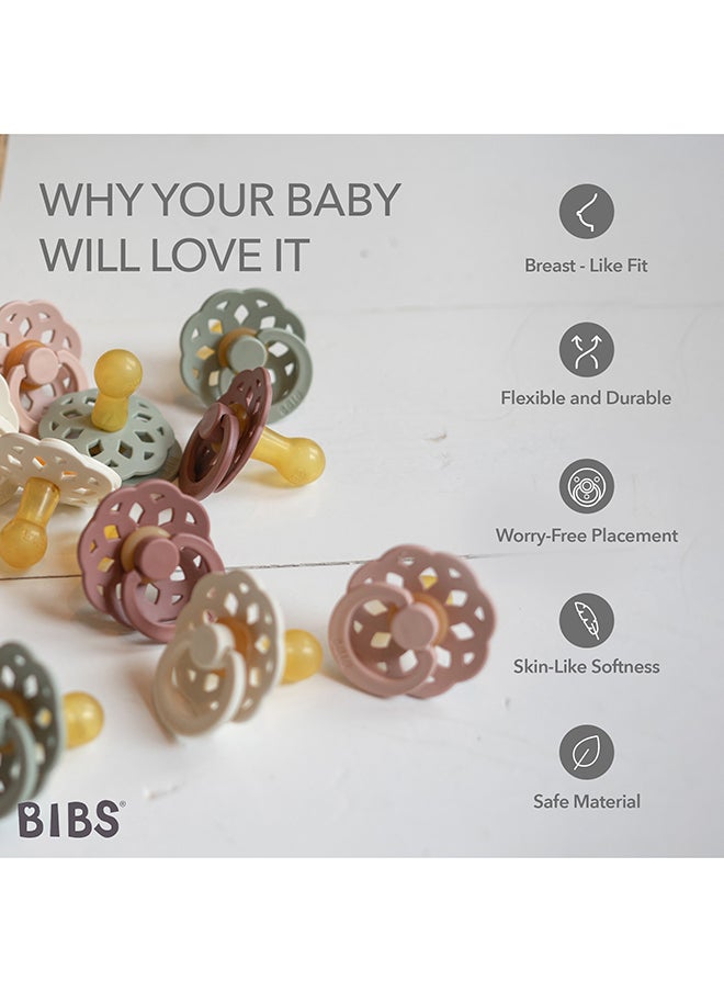 BIBS - عبوة من قطعتين من بوهيم لاتكس S2 كلاود وأحمر الخدود - Image 1
