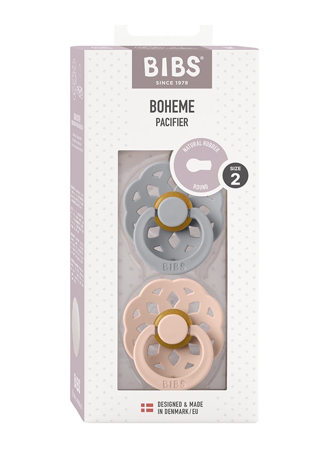 BIBS - عبوة من قطعتين من بوهيم لاتكس S2 كلاود وأحمر الخدود - Image 1