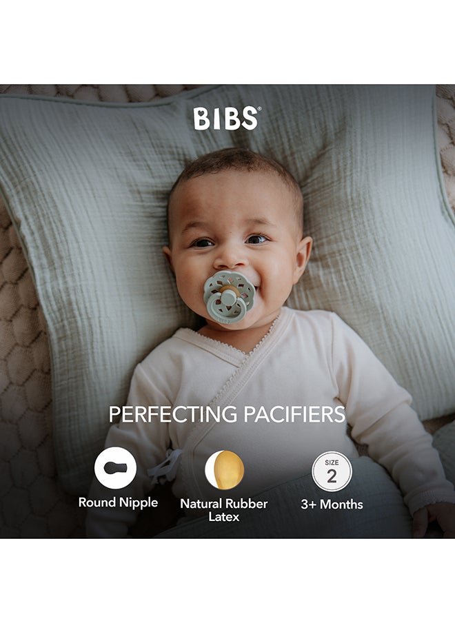 BIBS - عبوة من قطعتين من بوهيم لاتكس S2 كلاود وأحمر الخدود - Image 1