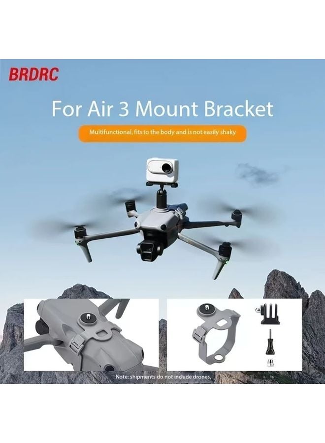 DJI Air 3S Mount Bracket Action Camera Adapter Tool Free Installation Adjustable Clamp - Image 2