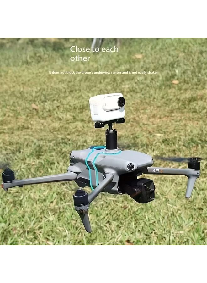DJI Air 3S Mount Bracket Action Camera Adapter Tool Free Installation Adjustable Clamp - Image 4
