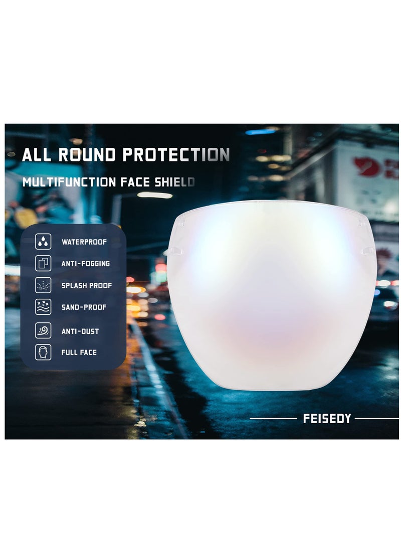 Excefore نظارات شمسية بغطاء كامل للوجه وواقي مرآة وواقي شمسي مضاد للضباب B2781، للجنسين والبالغين والأنشطة الداخلية والخارجية - Image 3