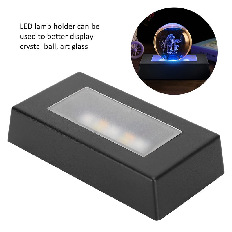 LED Display Base Color Changing Light Stand with USB Cable for 3D Crystal Statues Jewelry - Image 4