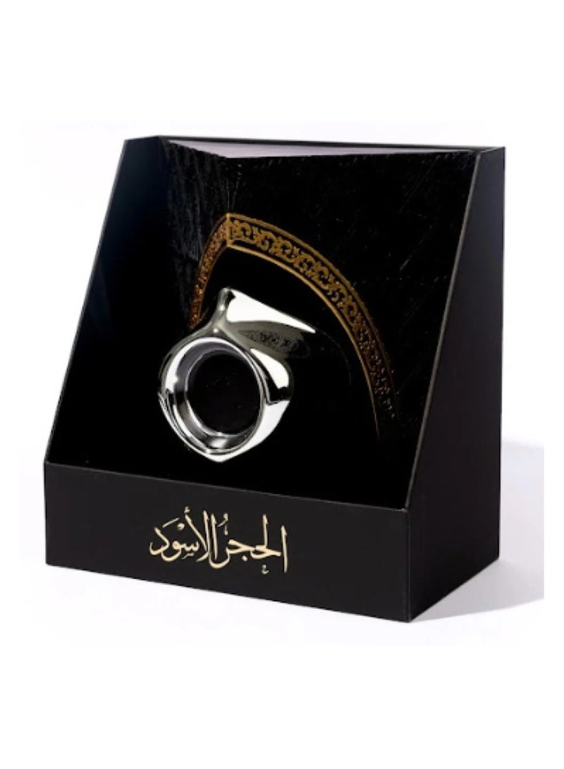 تحفة تذكارية للحجر الأسود بتصميم ثلاثي الأبعاد من الأكريليك الفاخر، مناسبة لديكور المنازل والمكاتب وتعتبر هدية مميزة للمناسبات المختلفة