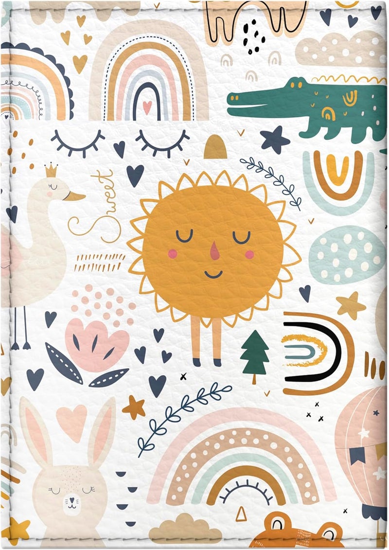 Quttie Passport Cover for Kids, Women and Men, Cute Travel Passport Holder (Animal Pattern) - Image 3