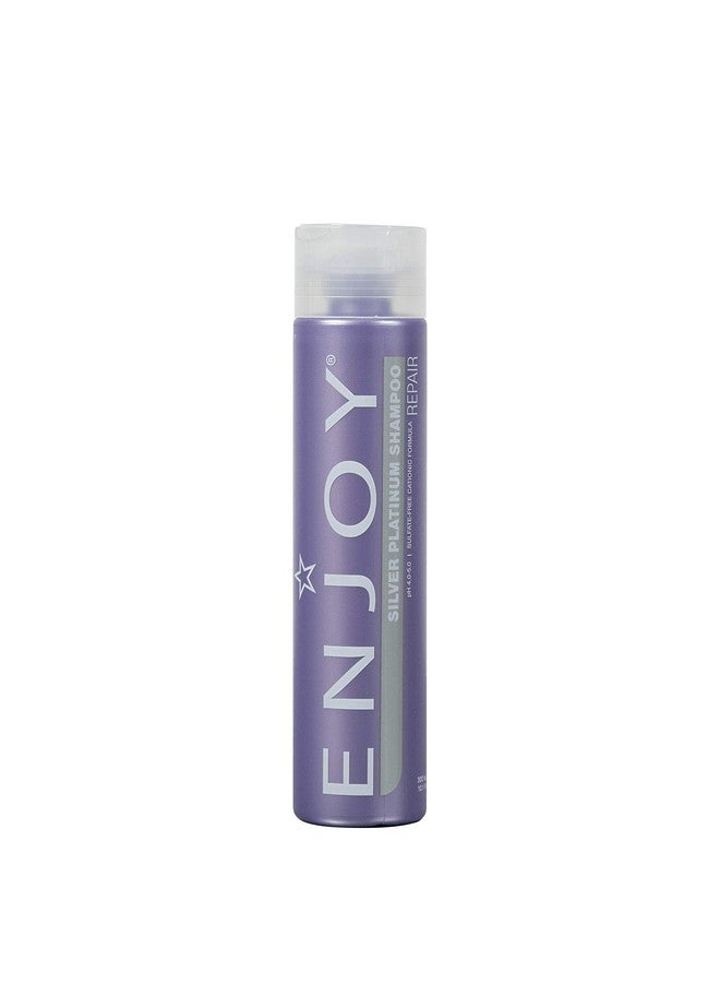ENJOY Hair Care Silver Platinum Shampoo Cleanse Sensor Technology Ph 4.05.0 Sulfate Free Shampoo Shampoo For Color Treated Hair 10.1 Fl Oz 300 Ml - Image 1