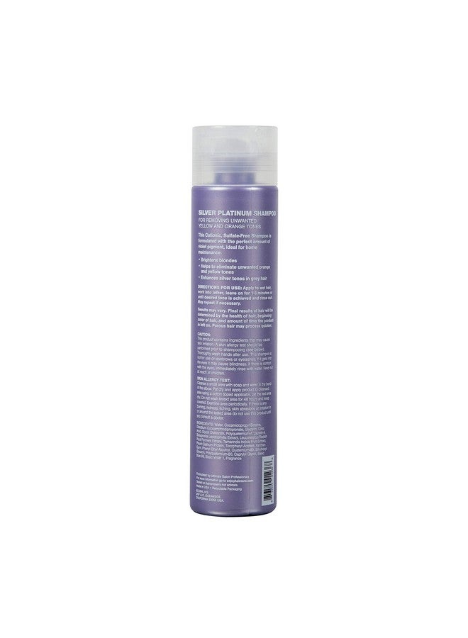 ENJOY Hair Care Silver Platinum Shampoo Cleanse Sensor Technology Ph 4.05.0 Sulfate Free Shampoo Shampoo For Color Treated Hair 10.1 Fl Oz 300 Ml - Image 3
