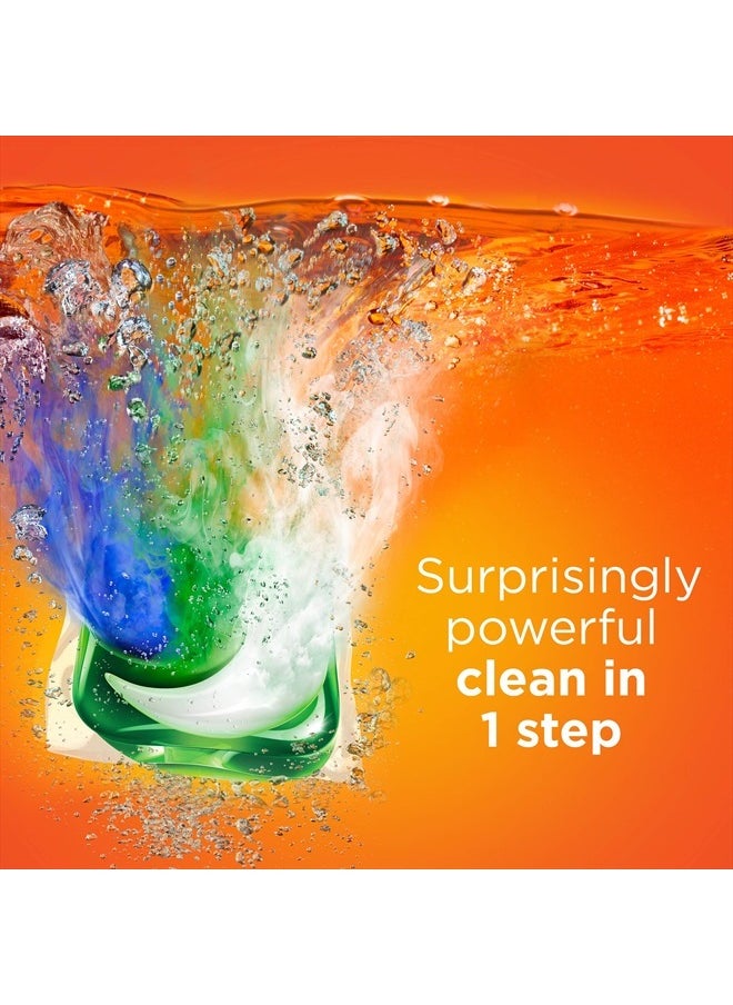 Tide Hygienic Clean Heavy 10x Duty Power PODS Laundry Detergent Pacs Original 63 count For Visible and Invisible Dirt (Pack of 1)  - Image 4