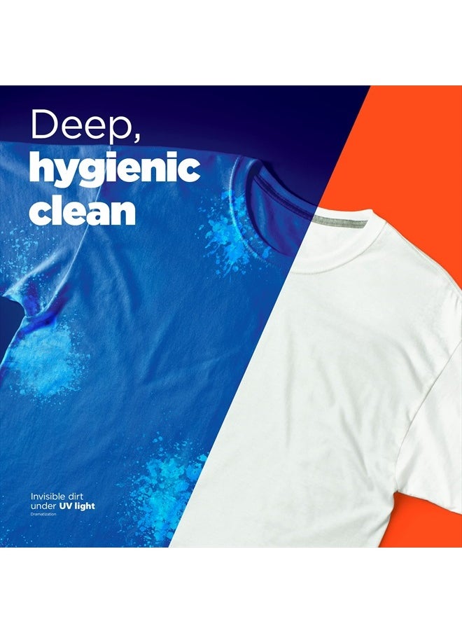 Tide Hygienic Clean Heavy 10x Duty Power PODS Laundry Detergent Pacs Original 63 count For Visible and Invisible Dirt (Pack of 1)  - Image 2