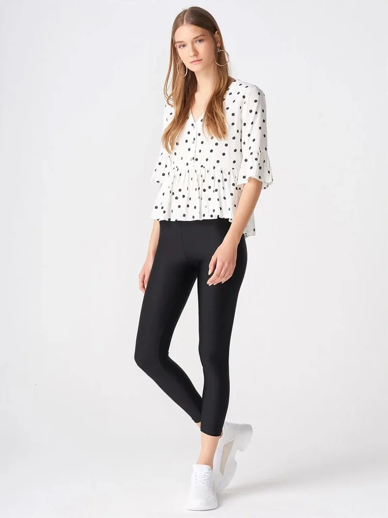 ديلفين Dilvin High-Waist Slim Fit Leggings
