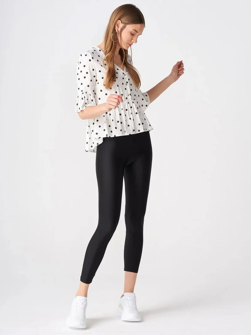 ديلفين Dilvin High-Waist Slim Fit Leggings