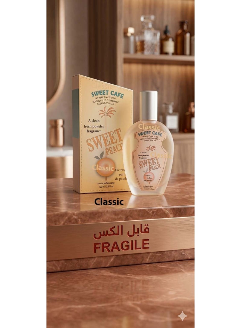 كلاسك كافي خوخ 100 مل