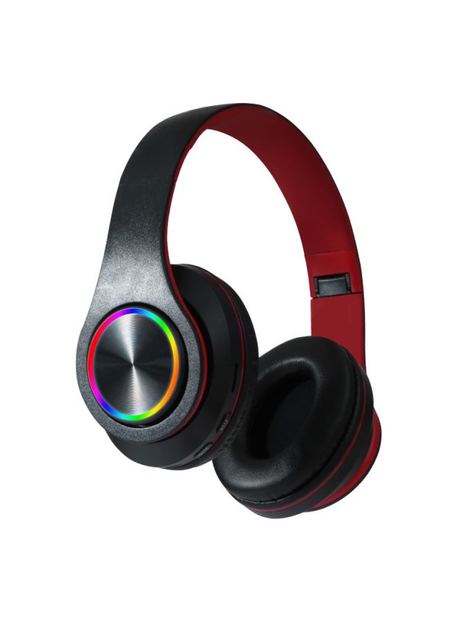 HongSheng New B39 Luminous Wireless Headset Headband Call Folding Card Headset Bluetooth Headset - Image 1