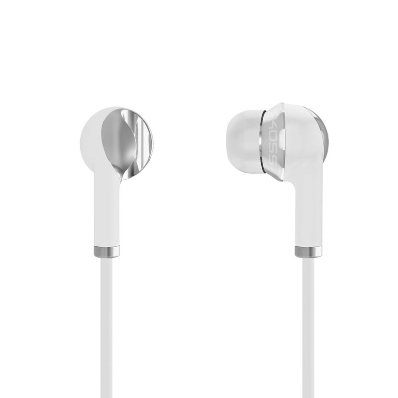 Koss iL100W in-Ear Headphones, Interlocking Desgin, 3.5mm Plug, White - Image 4