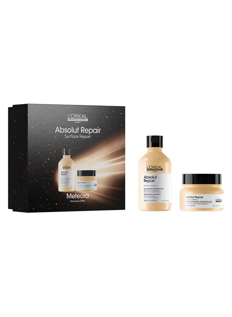 لوريال بروفيسيونال مجموعة نهاية العام من أبسولوت ريبير 2025 - شامبو + ماسك - Image 1