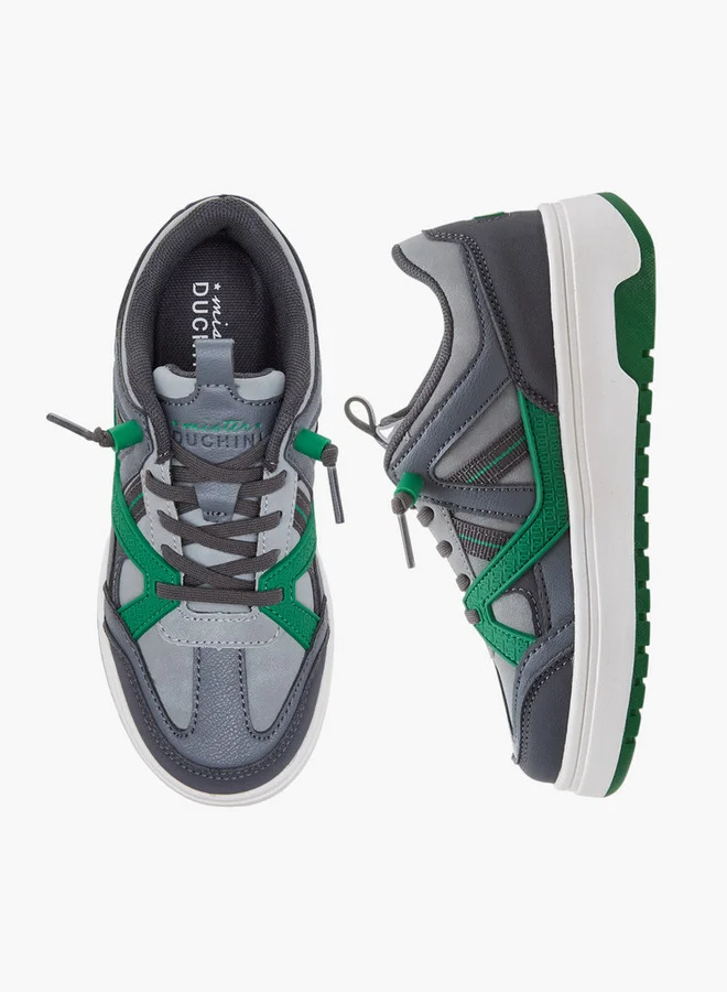 Mister Duchini Panelled Lace-Up Sneakers