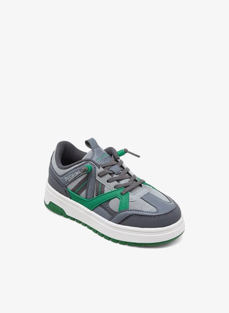 Mister Duchini Panelled Lace-Up Sneakers