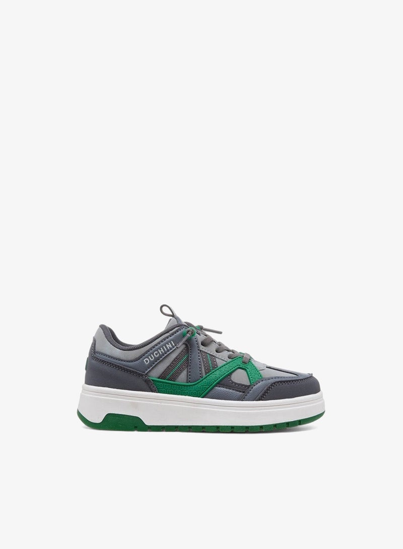 Mister Duchini Panelled Lace-Up Sneakers - Image 1