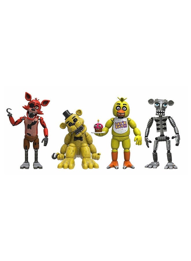 فايف نايتس أت فريديز طقم مجسمات قابلة للتجميع لشخصيات من لعبة الفيديو Five Nights at Freddy's) بتصميم واقعي للأطفال 4 قطع 5.08 x 5.08سم - Image 2