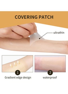 Jaysuing Tattoo Covering Up Sticker Ultra Thin Patch, Tattoo Concealing Tape Breathable And Waterproof Skin Concealing Tape Tattoo Flaw Conceal Sticker Patch Scar Cover Sticker (6PCS Skin Primary Color)  - Image 3