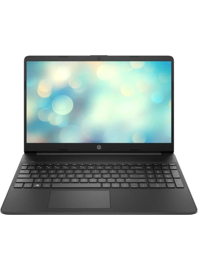 HP لابتوب HP 15 - EQ2383 بشاشة 15.6 بوصة FHD / معالج AMD Ryzen 3 5300U / 8 جيجابايت RAM / 256 جيجابايت SSD / رسومات AMD Radeon / إنجليزي / DOS / أسود لامع - Image 1