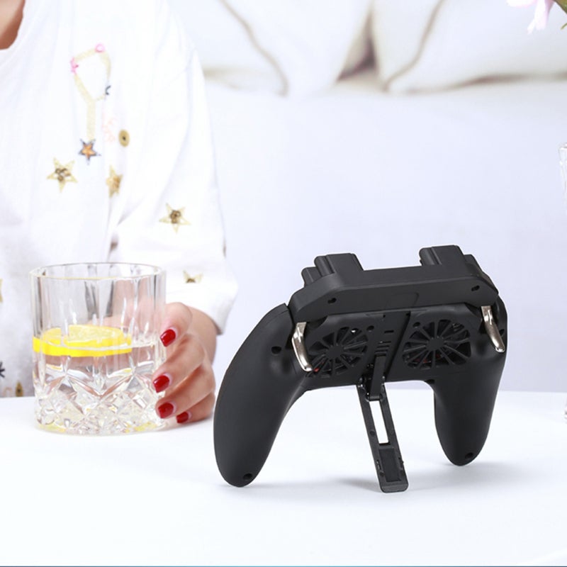 Smartphone Gamepad with 2500mAh Battery Fast Heat Dissipation Game Auxiliary Key - Continuous Cooling Dual Fans Ergonomic Handle for 4.7-6.0 Inch Phones - Image 4