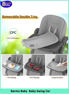 Multifunctional Baby Dining Chair with Adjustable Hight and Back & Tray - pzsku/Z7006DBC5CAB4D4327572Z/45/_/1718784569/26ac0949-d8bb-4ba9-b512-db350d7eec09