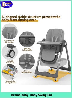 Multifunctional Baby Dining Chair with Adjustable Hight and Back & Tray - pzsku/Z7006DBC5CAB4D4327572Z/45/_/1718784575/0bfde8eb-ace6-4689-9bcc-308a00d75289