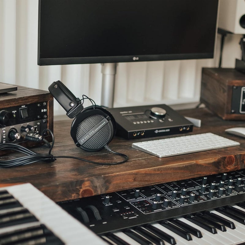 Beyer Dynamic beyerdynamic Dt 990 Pro Over-Ear Studio Monitor Headphones - Open-Back Stereo Construction, Wired (80 Ohm, Black (Limited Edition)) - Image 3