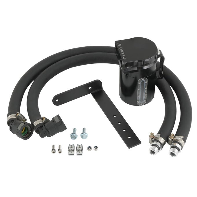 Oil Catch Can Kit Oil Separator Reservoir Tank With Sight Glass Compatible With Ford F150 50L27Eb35Eb 20112023Raptor 35L Ecoboost 20172023 Expedition 35L Ecoboost 20182023