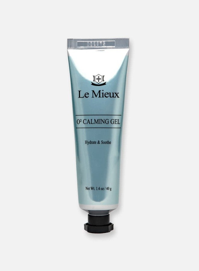 Le Mieux O2 Calming - Conductive Facial Gel with Aloe - Soothe Mild Visible Irritation & Redness - Hydrating Hyaluronic Acid Gel for Microcurrent Devices - No Parabens or Sulfates (1.4 oz / 40 ml