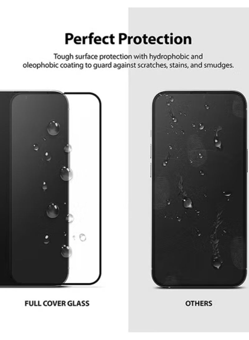 أوريجنال واقي شاشة من الزجاج المقوى لهاتف سامسونج جالاكسي A71 - صلابة 9H، مضاد لبصمات الأصابع، وضوح عالي، ملاءمة سلسة، زجاج فائق - Image 3